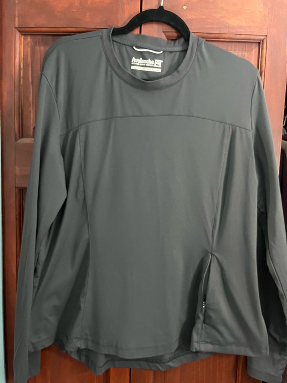 Avalanche FX WomensLong Sleeve Performance Top - Charcoal